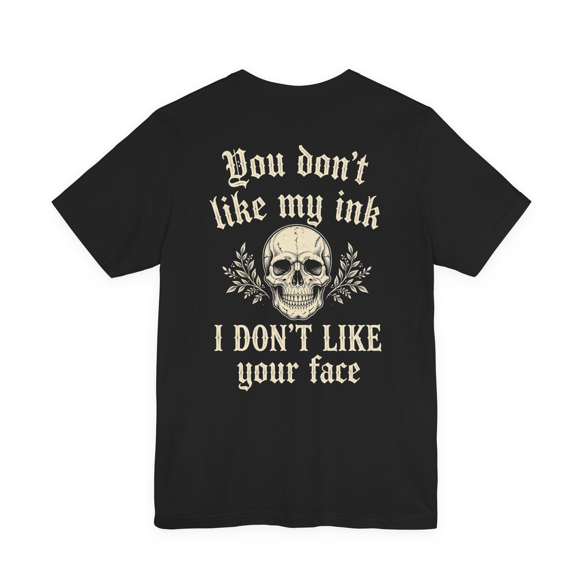 Back of shirt - main design