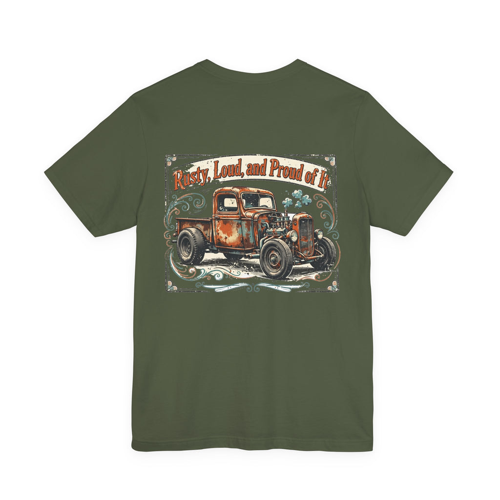 Rusty, Loud, and Proud of It — Hot Rod Tee
