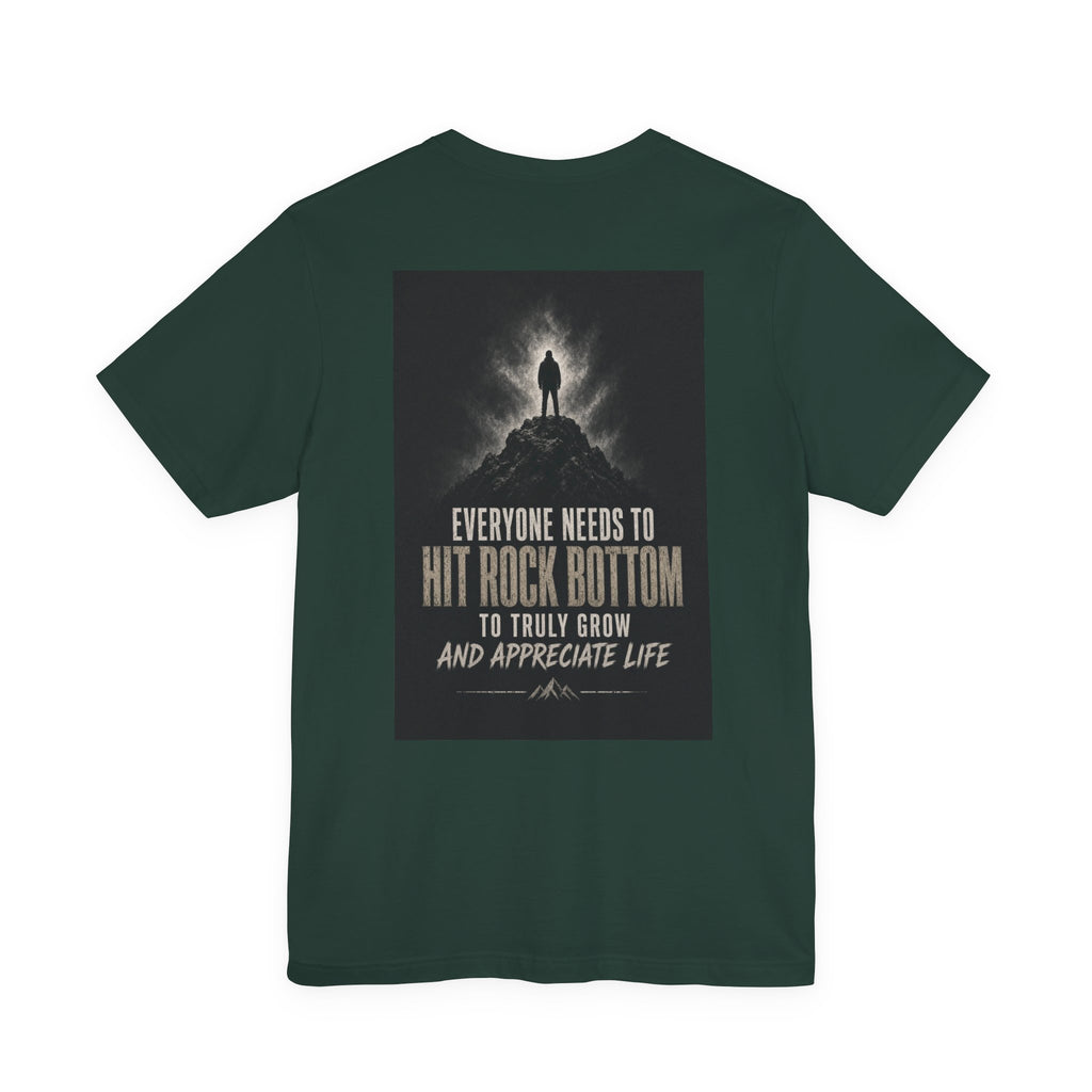 Everyone Needs To Hit Rock Bottom To Truly Grow And Appreciate Life — After Dark Tee