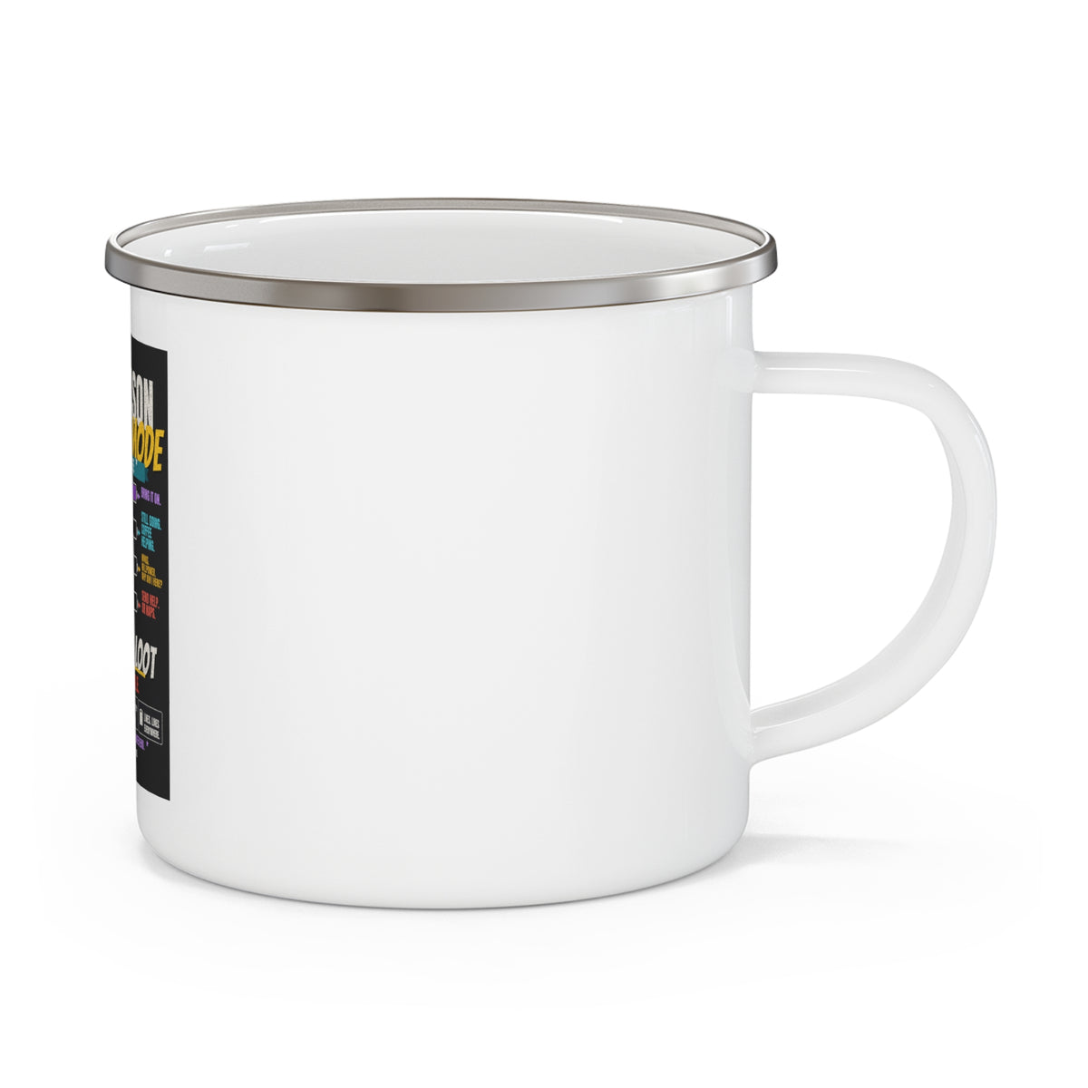 Con Season Survival Mode — Enamel Camp Mug