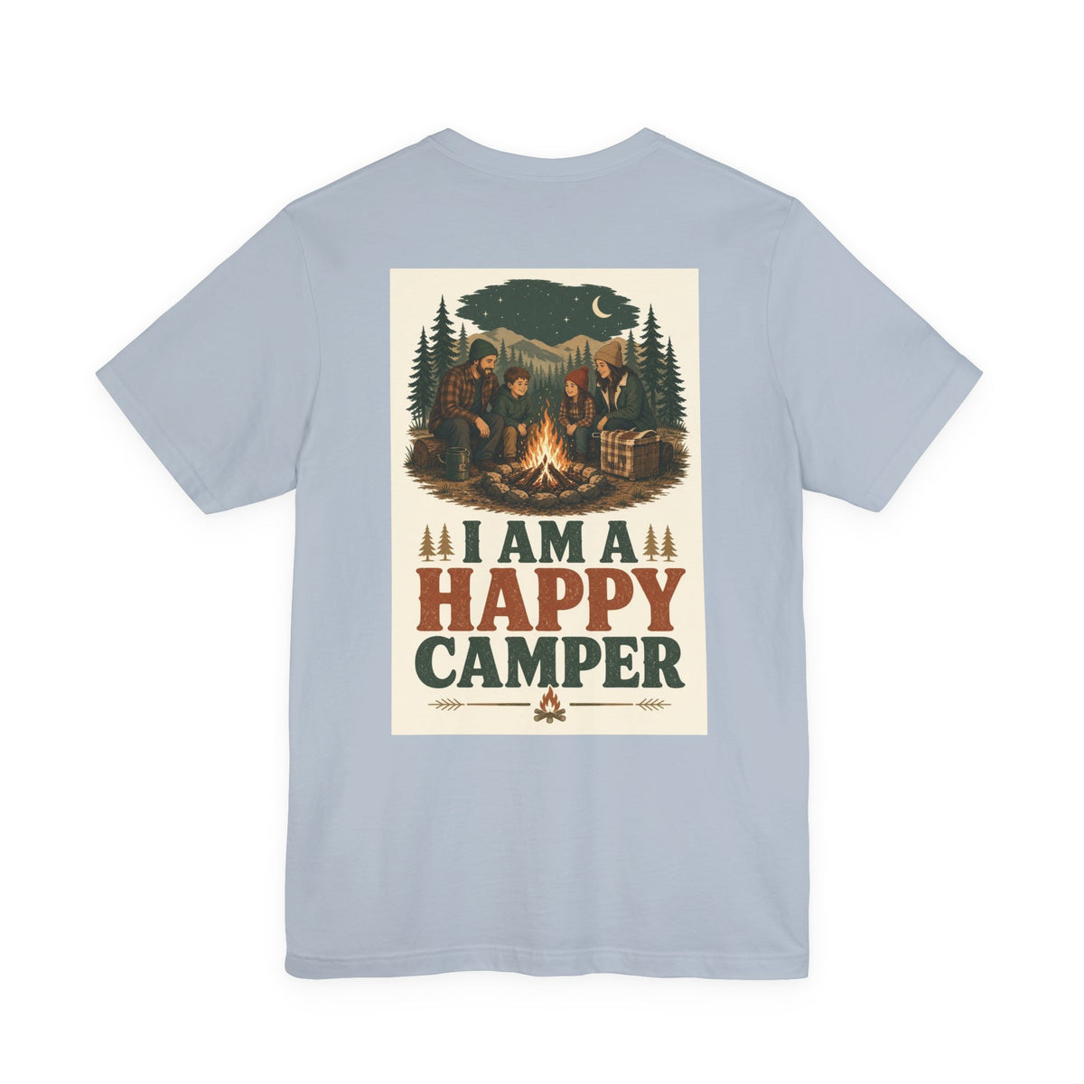 I Am a Happy Camper — Camping Tee