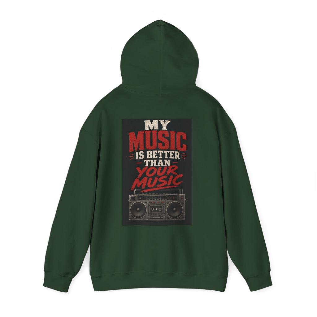 My Music Is Better Than Your Music — Heavy Metal Hoodie