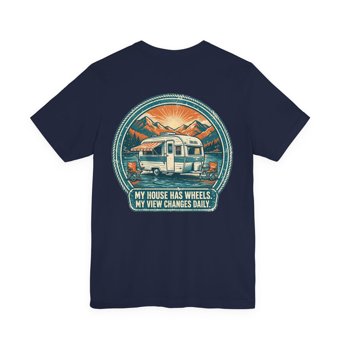 My House Has Wheels — Camping Tee