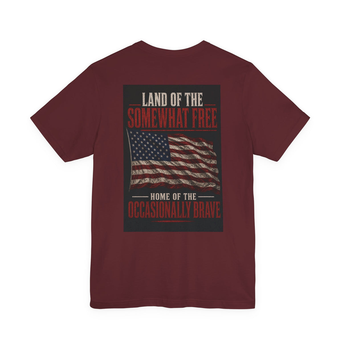 Land Of The Somewhat Free Home Of The Occasionally Brave — Patriotic Tee