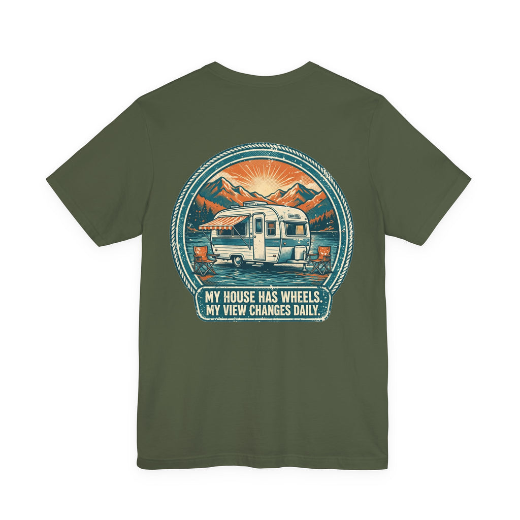 My House Has Wheels — Camping Tee